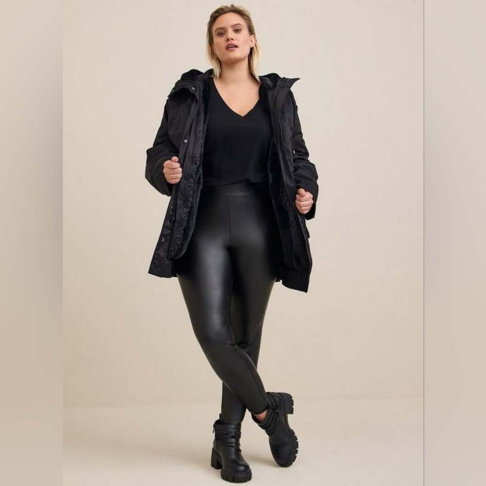 Torrid Full Length Signature Waist Faux Leather Leggings 2x
